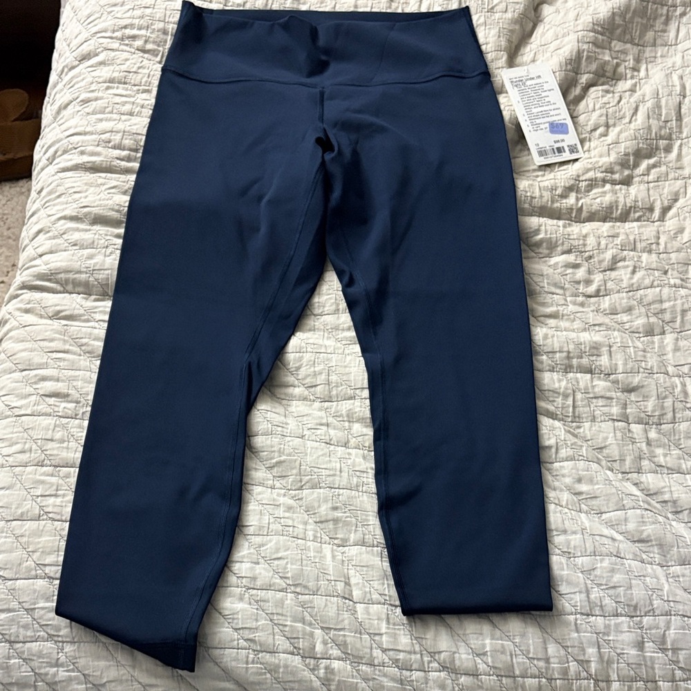 Lululemon winder Under HR Tight 25”Navy Blue Leggings